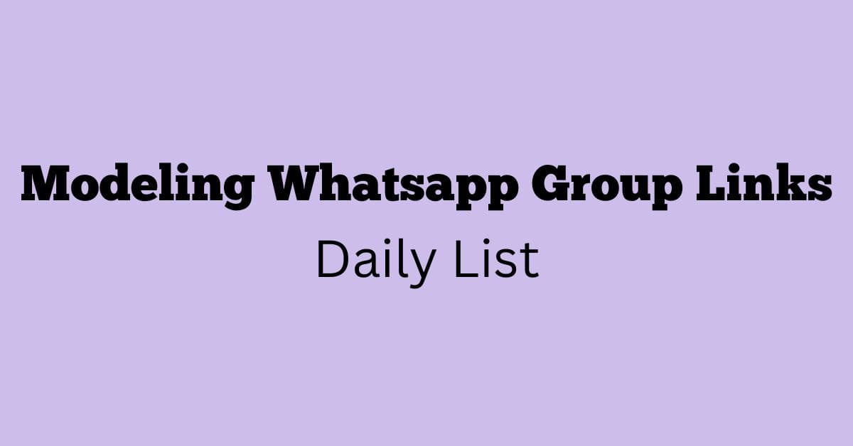 Modeling Whatsapp Group Links Daily List